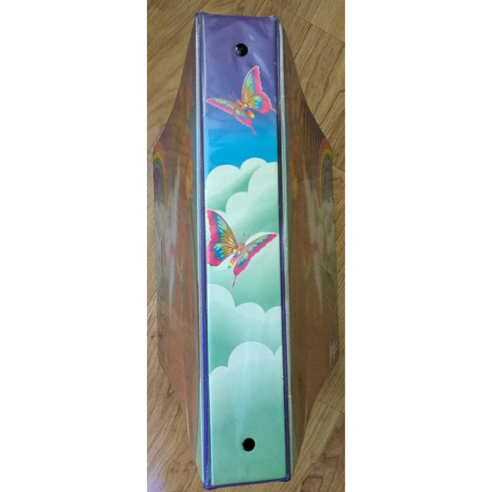 Lisa Frank 3 Ring Binder 90s Retro Horse Rainbow Butterfly Aesthetic Stuart Hall